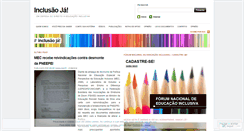 Desktop Screenshot of inclusaoja.com.br