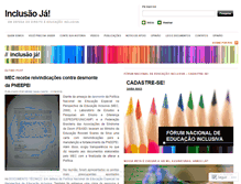 Tablet Screenshot of inclusaoja.com.br